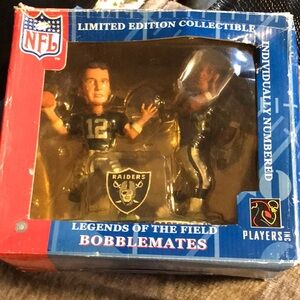 NFL Raiders dual Bobblehead Rich Gannon and Jerry Porter